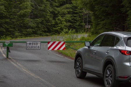 We kunnen niet verder op Mt St Helens